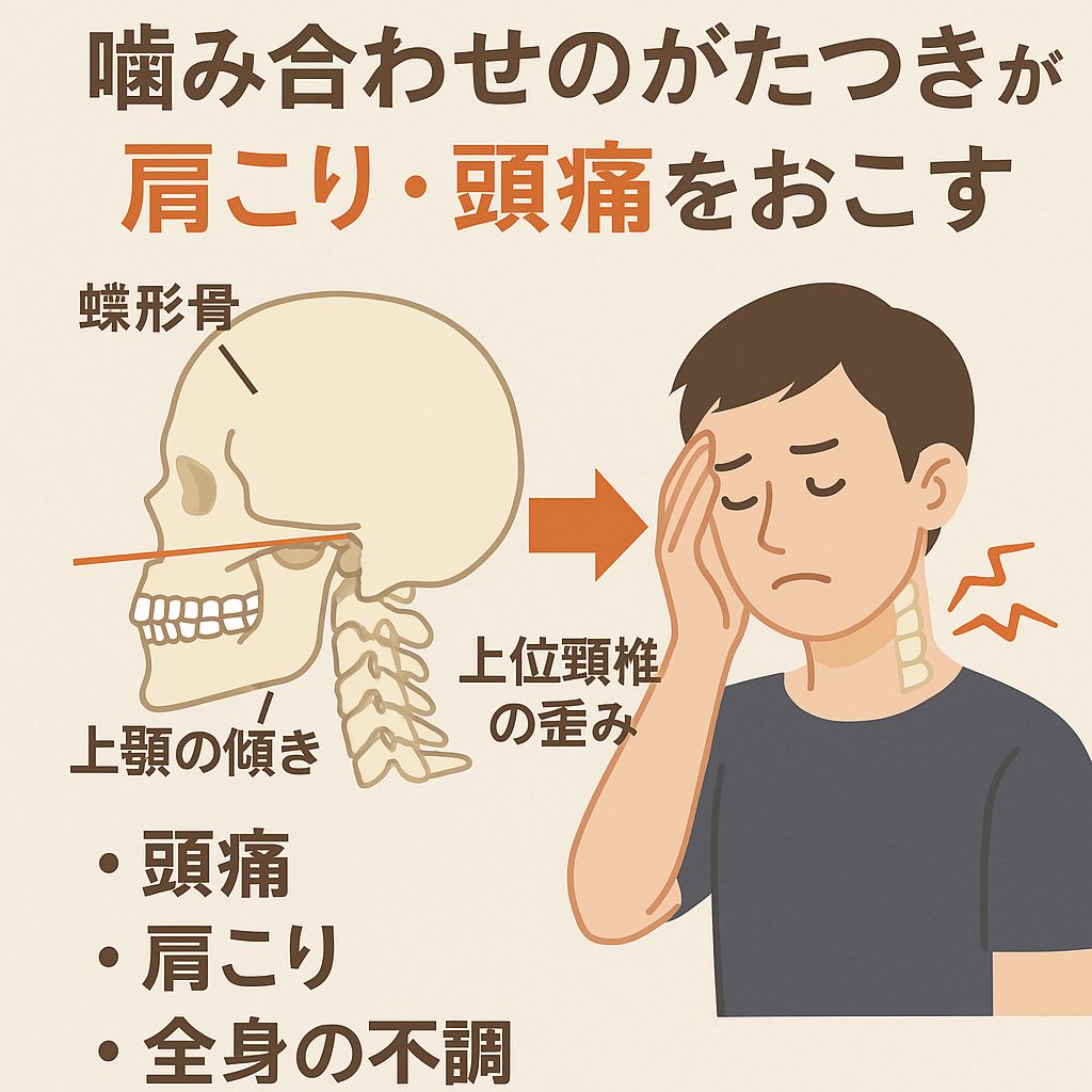 咬合と肩こり